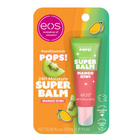 eos 24H Moisture Super Balm Mango Kiwi Limited-Edition Lip Sleeping Mask, 0.35 Fl Oz Tube