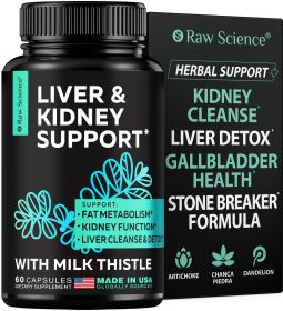 Liver Cleanse Detox Repair Milk Thistle Dandelion Root Choline Artichoke Extract for Liver Health Gallbladder Cleanse & Kidney Support Supplement
