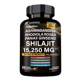 Xilaizhi  8 in1 Ashwaganda and All in 1 Black Seed Oil, Sea Moss blends set (Option: A black bottle)